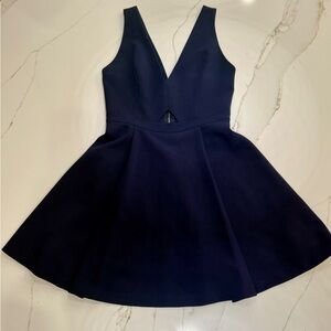 Alice & Olivia  Navy Blue Sleeveless Dress